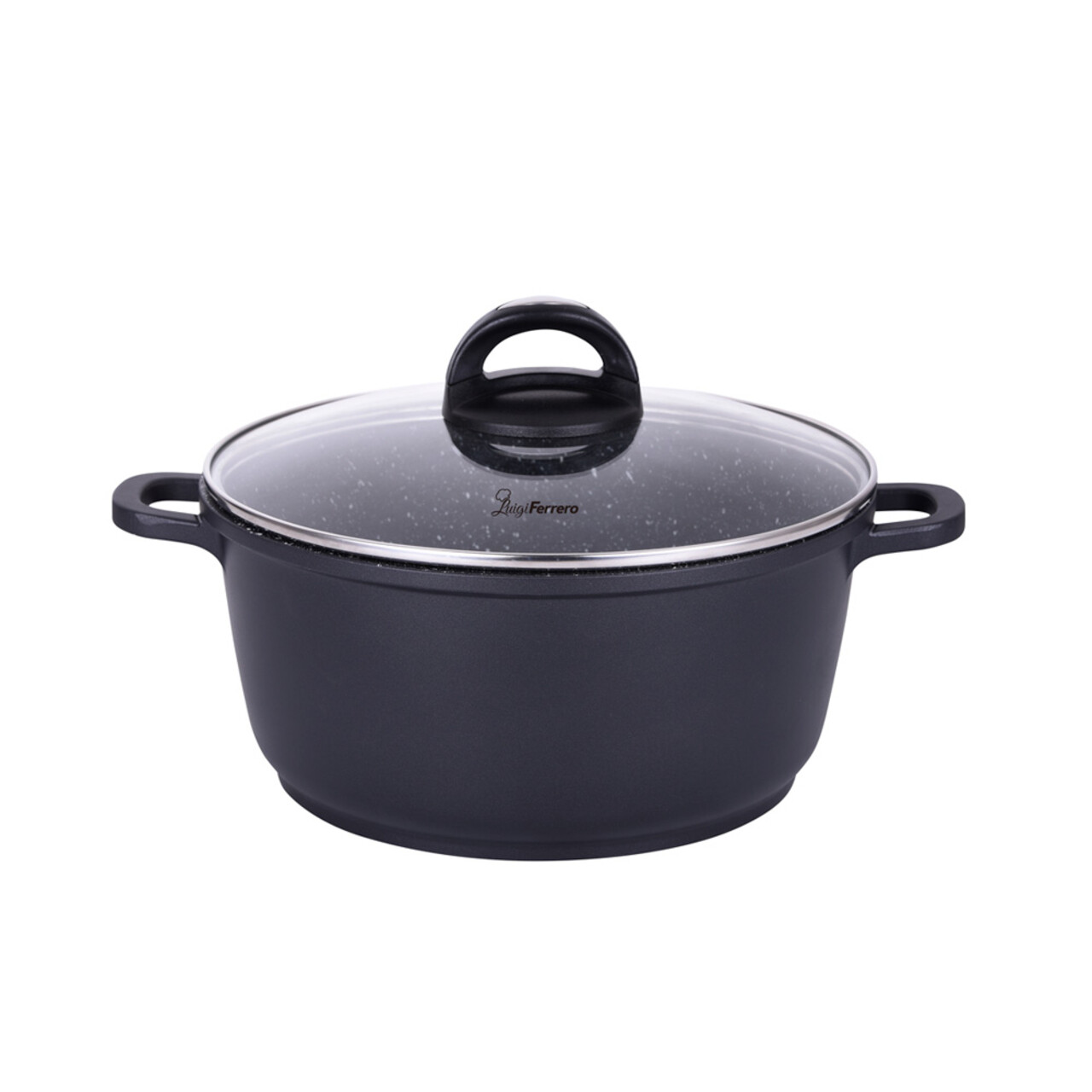 Oala cu capac Hanna, Luigi Ferrero, 20x8.4 cm, 2.3 L, aluminiu turnat - imagine 3